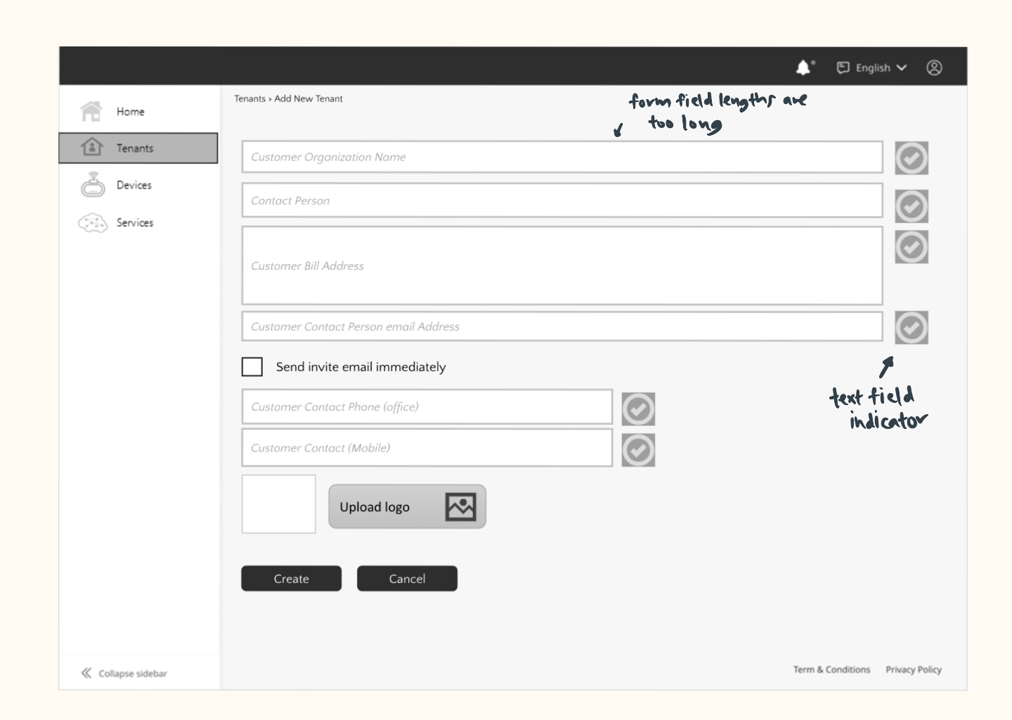 Form Redesign - Before